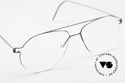 Lindberg Raymond Air Titan Rim Men's Specs Aviator Style, orig. Lindberg DEMO lenses can be replaced optionally, Made for Men