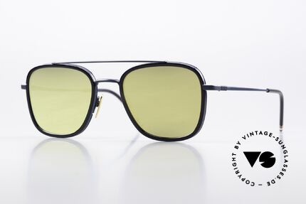Thom Browne TBS800 Gold Mirrored Sun Lenses Details