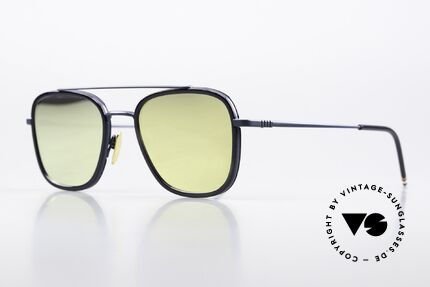 Thom Browne TBS800 Gold Mirrored Sun Lenses, really stylish & top-notch quality, made in Japan, Made for Men