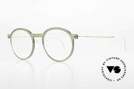 Lindberg 6586 NOW Designer Frame Translucent, high quality composite material & titanium temples, Made for Men and Women