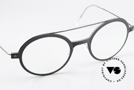 Lindberg 6543 50 NOW Classic Black Coloring, can already be described as 'vintage Lindberg' frame, Made for Men and Women