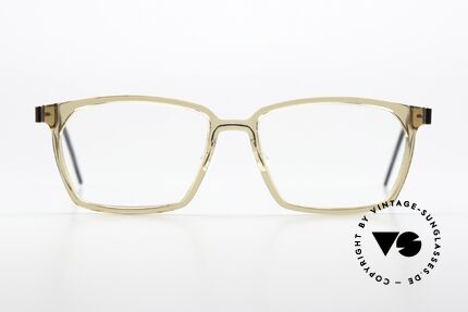 Lindberg 1264 Acetanium Square Translucid Frame, M. 1264 from 2018, size 54/16, temple 135, col A181, Made for Men and Women