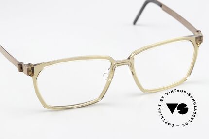Lindberg 1264 Acetanium Square Translucid Frame, unworn designer piece with original LINDBERG case, Made for Men and Women