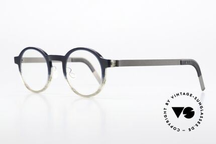 Lindberg 1259 Acetanium Panto Designer Eyewear, model 1259, size 47/23: made of acetate & titanium, Made for Men and Women