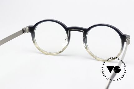 Lindberg 1259 Acetanium Panto Designer Eyewear, unworn designer piece with an original Lindberg case, Made for Men and Women
