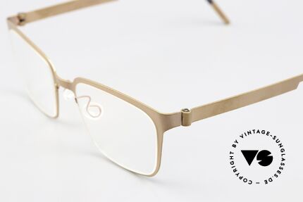 Lindberg 9627 Strip Titanium Bronze Copper Finish, stylish women's glasses and men's eyeglasses likewise, Made for Men and Women
