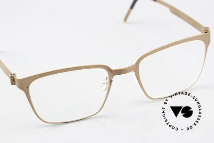 Lindberg 9627 Strip Titanium Bronze Copper Finish, unworn, NOS, with an original hard case by Lindberg, Made for Men and Women