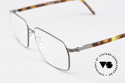Lindberg 9635 Strip Titanium Frame With Acetate Temples, stylish women's glasses and men's eyeglasses likewise, Made for Men and Women