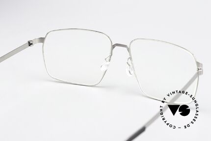 Lindberg 9635 Strip Titanium Titan Frame Polished Silver, titanium frame fits lenses (optical / sun) of any kind, Made for Men and Women