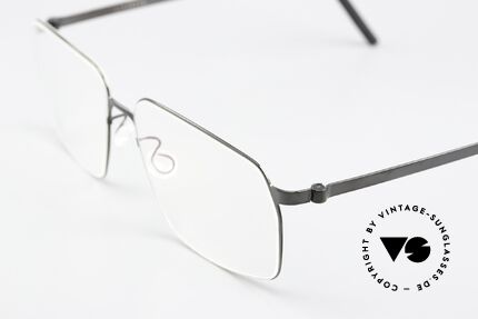 Lindberg 9635 Strip Titanium Titan Frame Polished Black, stylish women's glasses and men's eyeglasses likewise, Made for Men and Women