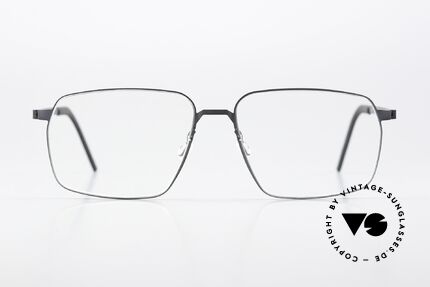 Lindberg 9635 Strip Titanium Titan Frame Blue-Gray Matt, model 9635 in size 56/15; color U16: blue-gray matt, Made for Men and Women