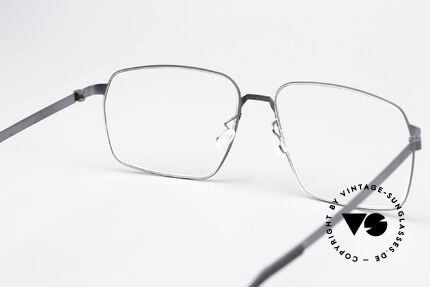 Lindberg 9635 Strip Titanium Titan Frame Blue-Gray Matt, titanium frame fits lenses (optical / sun) of any kind, Made for Men and Women