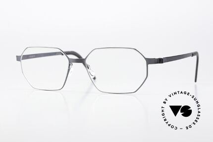 Lindberg 9634 Strip Titanium Polished Blue-Gray Frame Details