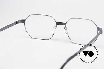 Lindberg 9634 Strip Titanium Polished Blue-Gray Frame, titanium frame fits lenses (optical / sun) of any kind, Made for Men and Women