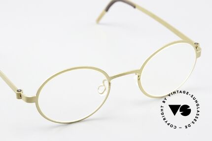 Lindberg 9587 Strip Titanium Round Glasses Men & Women, unworn, new old stock with original case by Lindberg, Made for Men and Women