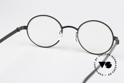 Lindberg 9587 Strip Titanium Black Designer Eyeglasses, orig. DEMO lenses can be replaced with prescriptions, Made for Men and Women