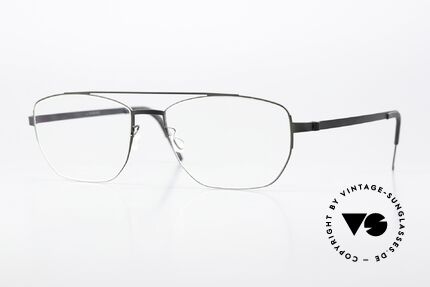 Lindberg 9618 Strip Titanium Black Designer Eyewear Details