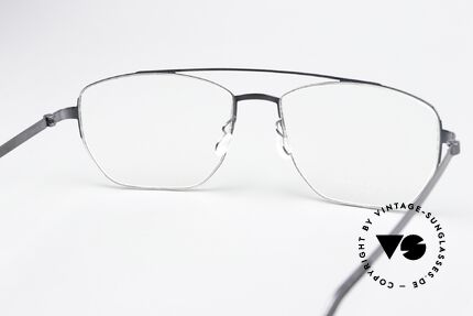 Lindberg 9618 Strip Titanium Polished Gray Eyeglasses, orig. DEMO lenses can be replaced with prescriptions, Made for Men and Women