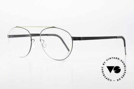 Lindberg 9616 52 Strip Titanium Quality Frame From Denmark, light as a feather but extremely stable & very durable, Made for Men and Women