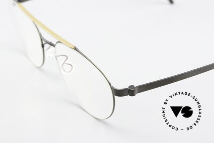 Lindberg 9616 52 Strip Titanium Quality Frame From Denmark, bears the predicate "true VINTAGE LINDBERG" for us, Made for Men and Women