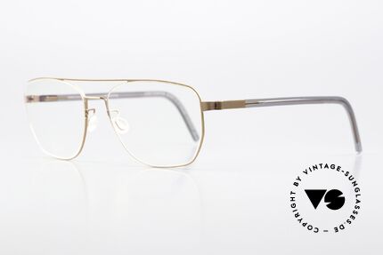 Lindberg 9622 Strip Titanium Frame With Acetate Temples, light as a feather but extremely stable & very durable, Made for Men and Women