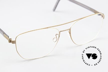 Lindberg 9622 Strip Titanium Frame With Acetate Temples, unworn, NOS, with an original hard case by Lindberg, Made for Men and Women