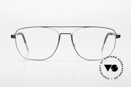 Lindberg 9622 Strip Titanium Titanium Specs From 2019, model 9622 in size 51/15 with color U9: matt black, Made for Men and Women
