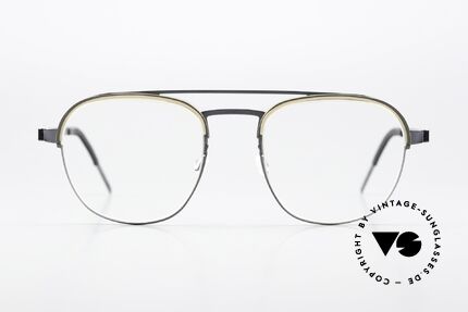 Lindberg 9848 Strip Titanium Combi Frame From 2017, titan frame with acetate upper rim = "combination", Made for Men and Women