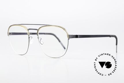 Lindberg 9848 Strip Titanium Combi Frame From 2017, unisex model 9848, size 51-20, temple 135, col. PU16, Made for Men and Women