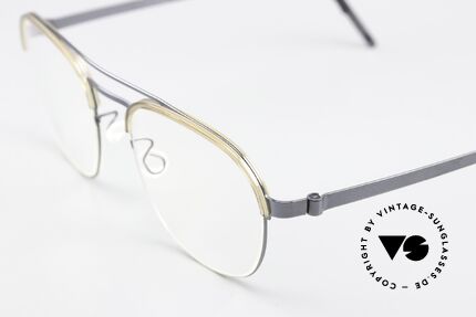 Lindberg 9848 Strip Titanium Combi Frame From 2017, bears the predicate "true VINTAGE LINDBERG" for us, Made for Men and Women