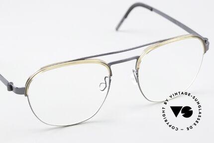 Lindberg 9848 Strip Titanium Combi Frame From 2017, unworn, new old stock with original case by Lindberg, Made for Men and Women