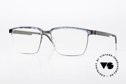 Lindberg 9841 Strip Titanium Square Eyewear For Men Details