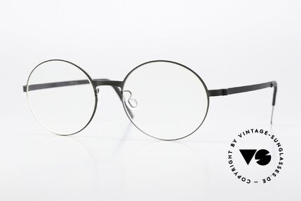 Lindberg 9580 Strip Titanium Designer Frame Matt Black Details