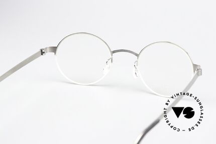 Lindberg 7413 Strip Titanium Round Nylor Frame Silver, orig. DEMO lenses can be replaced with prescriptions, Made for Men and Women