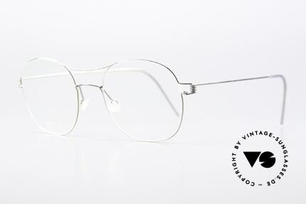 Lindberg Rasmus 49 Air Titan Rim Classic Frame Silver Polished, elegant designer eyeglasses for ladies and gentlemen, Made for Men and Women