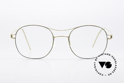 Lindberg Rasmus 49 Air Titan Rim Classic Frame Matt Gold, model Rasmus, size 49-19, 145, color GT = matt gold, Made for Men and Women