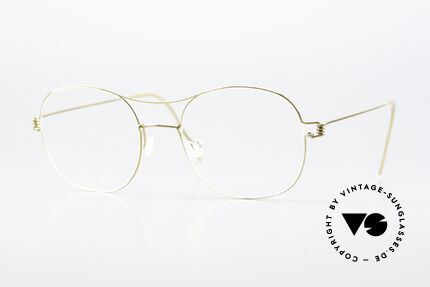 Lindberg Rasmus 47 Air Titan Rim Classic Frame Shiny Gold Details