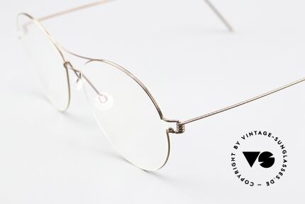 Lindberg April Air Titan Rim Shiny Brown Titan Frame, extremely strong, resilient and flexible (and 3g only!), Made for Women