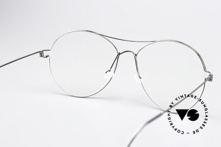 Lindberg April Air Titan Rim Shiny Black Titan Frame, simple & strong frame: free from screws, rivets & welds, Made for Women