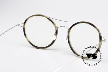 Lindberg Camilla Air Titan Rim Interesting Frame Coloring, orig. Lindberg DEMO lenses can be replaced optionally, Made for Women