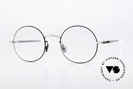 Mykita Sigur Round Frame Black Silver Details
