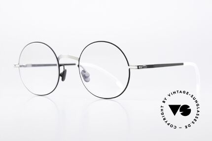 Mykita Sigur Round Frame Black Silver, color is "Silver/Black" = suitable for ladies and gents, Made for Men and Women