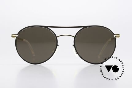 Mykita Tore Round Sunglasses Gold Terra, round shades, LITE collection (made from 2017-2018), Made for Men and Women