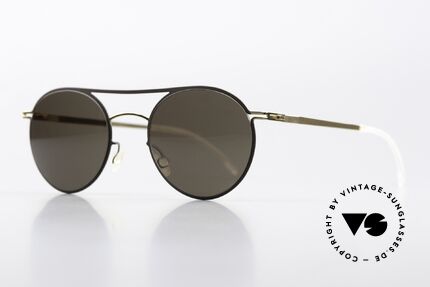 Mykita Tore Round Sunglasses Gold Terra, color is "Gold/Terra" = suitable for ladies and gents, Made for Men and Women