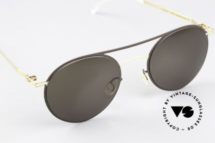 Mykita Tore Round Sunglasses Gold Terra, unworn model with full original packaging by MYKITA, Made for Men and Women