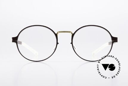 Mykita Ninni Round Frame Burgundy Gold, from the Decades collection (made from 2012-2014), Made for Men and Women