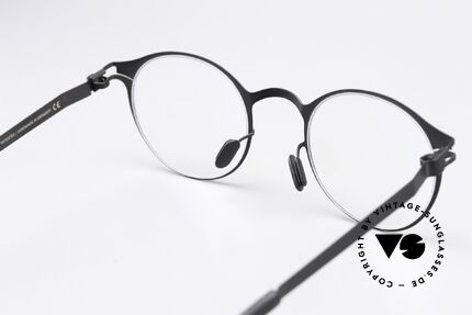 Mykita Isaac Black Panto Specs Unisex, the frame can be glazed optionally (optical / sun lenses), Made for Men and Women