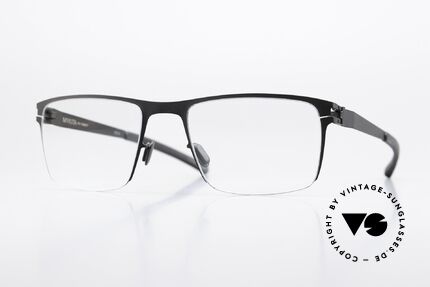 Mykita Monty Square Men's Frame Black Details