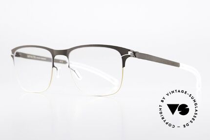 Mykita Desmond Square Frame Gold Terra, color is "Gold/Terra"; a striking model for gentlemen, Made for Men