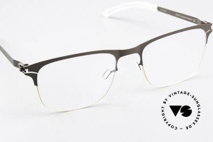 Mykita Desmond Square Frame Gold Terra, unworn model with full original packaging by MYKITA, Made for Men